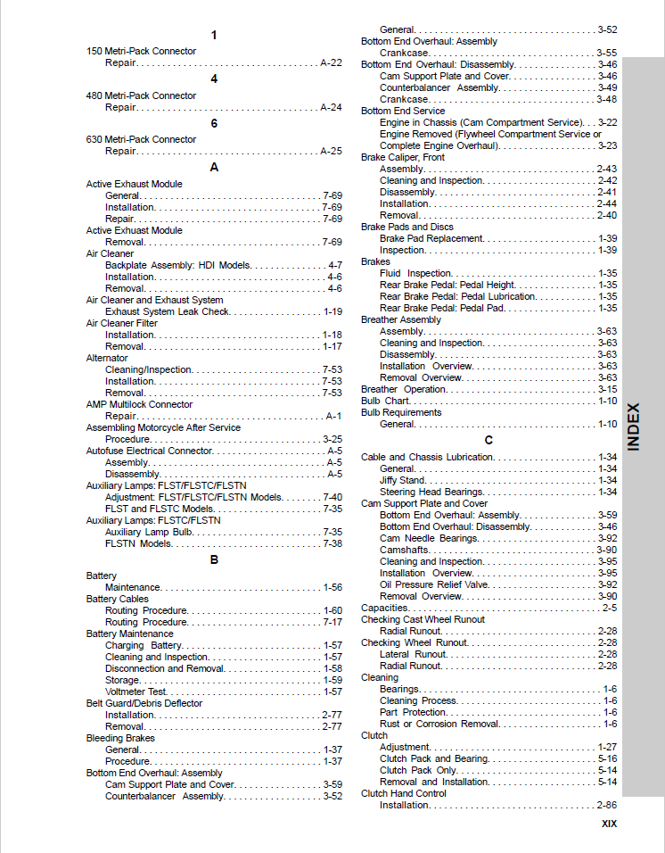 Harley Davidson 2010 Softail Models Service & Electrical Diagnostic Manual