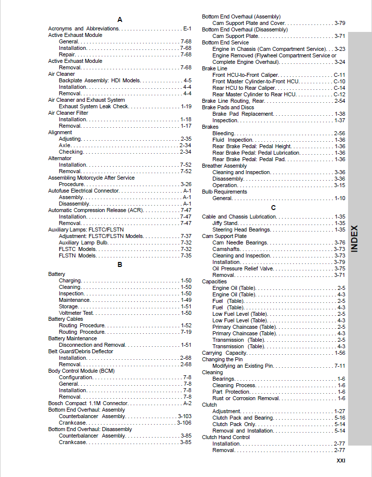 Harley Davidson 2012 Softail Models Service & Electrical Diagnostic Manual