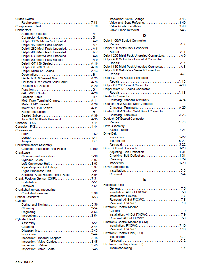 Harley Davidson 2011 Softail Models Service & Electrical Diagnostic Manual