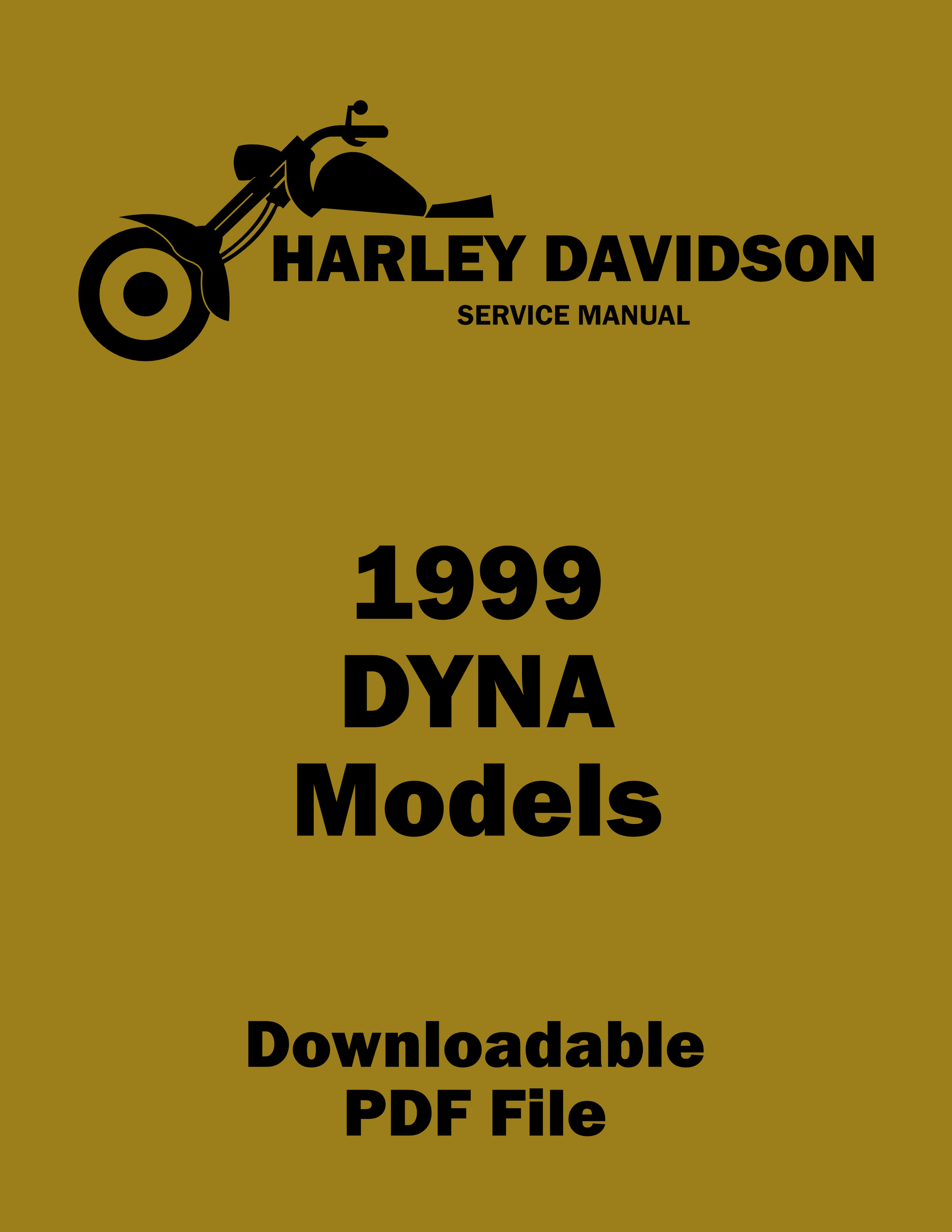 Harley Davidson 1999 Dyna Models Service Manual – hdservicemanuals