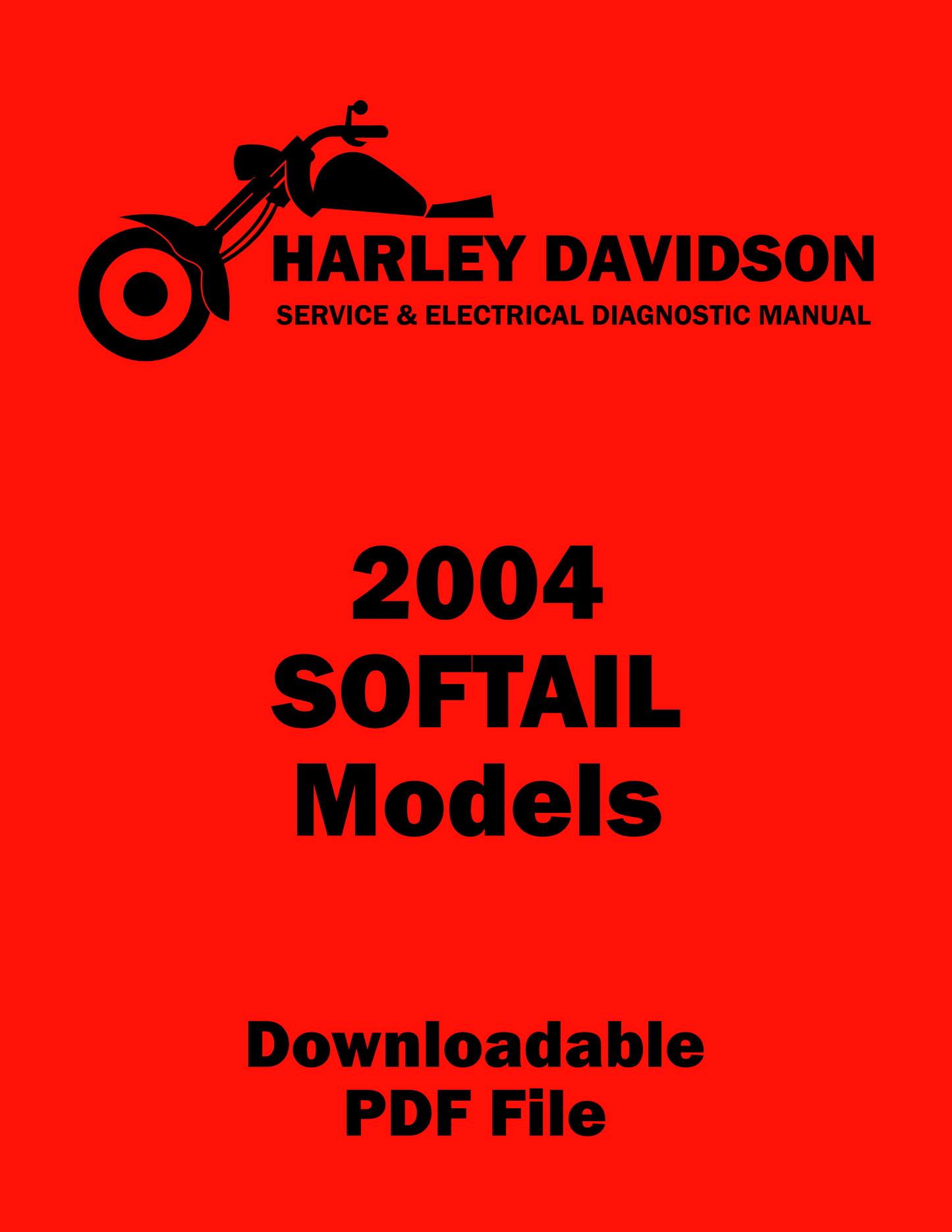 Harley Davidson 2004 Softail Models Service & Electrical Diagnostic Manual