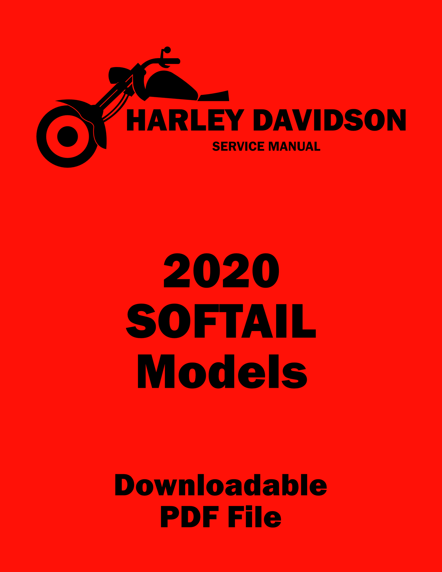 Harley Davidson 2020 Softail Models Service Manual