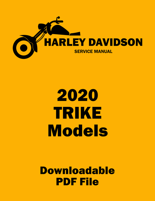 Harley Davidson 2020 Trike Models Service Manual