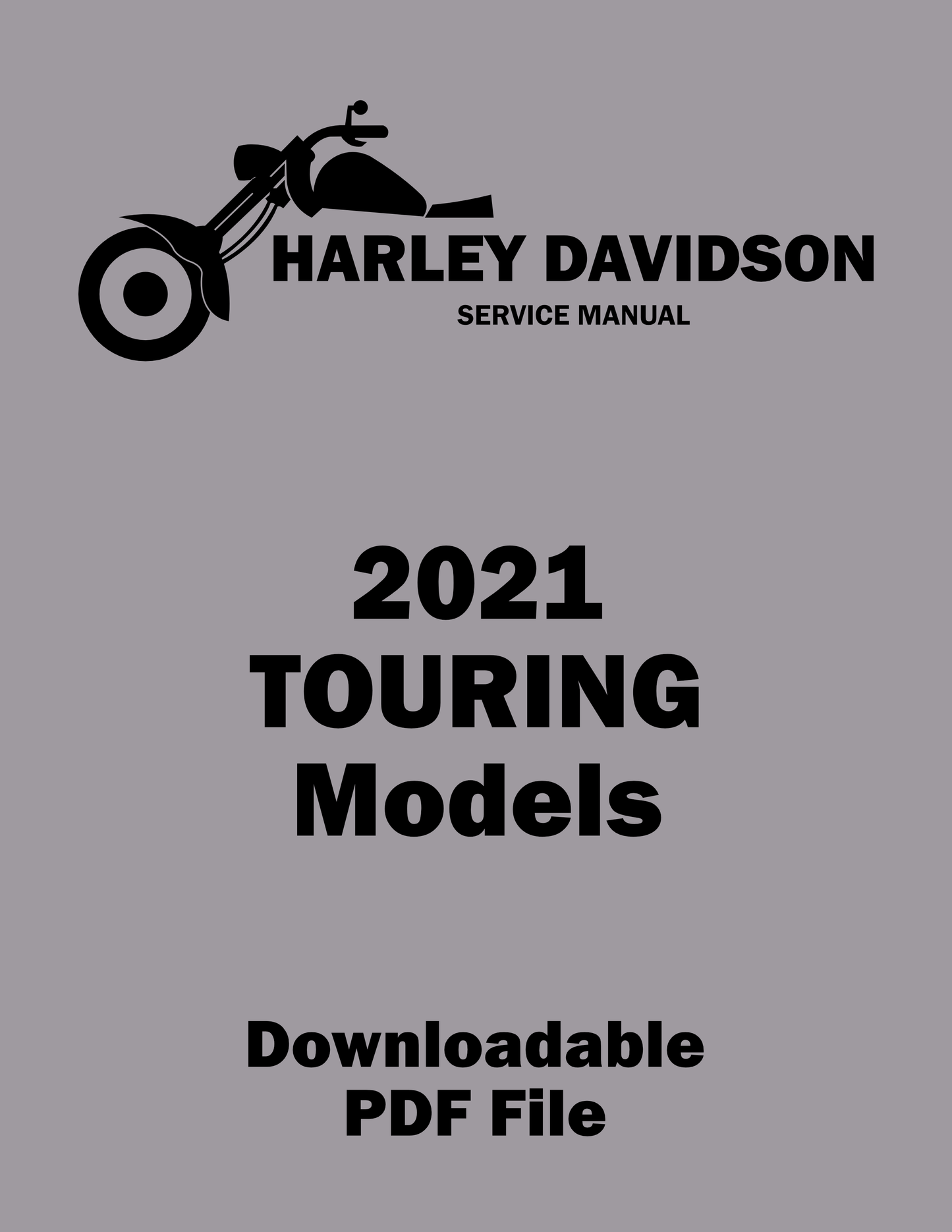 Harley Davidson 2021 Touring Models Service Manual