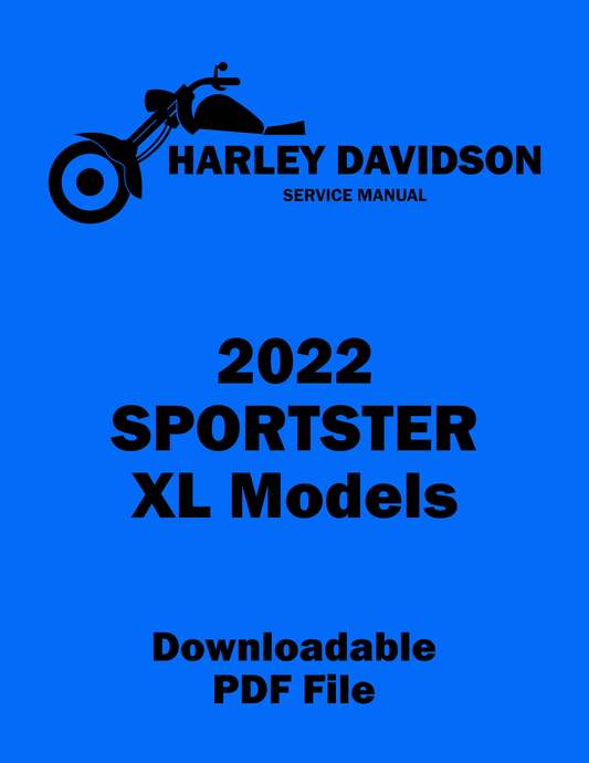 Harley Davidson 2022 Sportster XL Models Service Manual