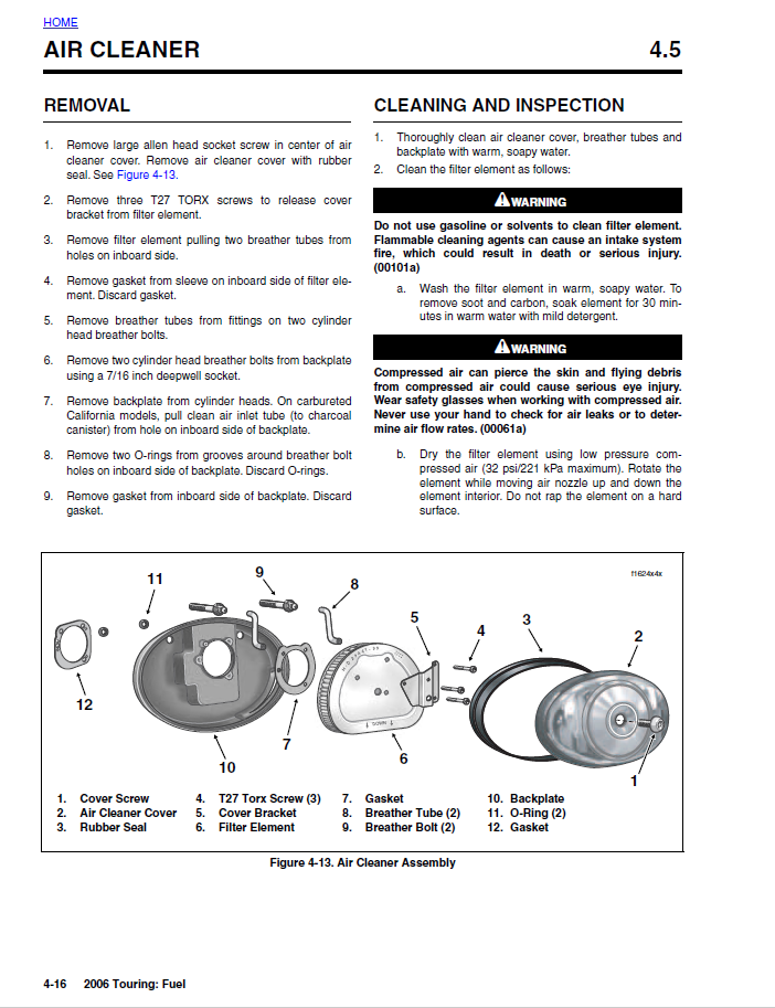 Harley Davidson 2006 Touring Models Service & Electrical Diagnostic Manual