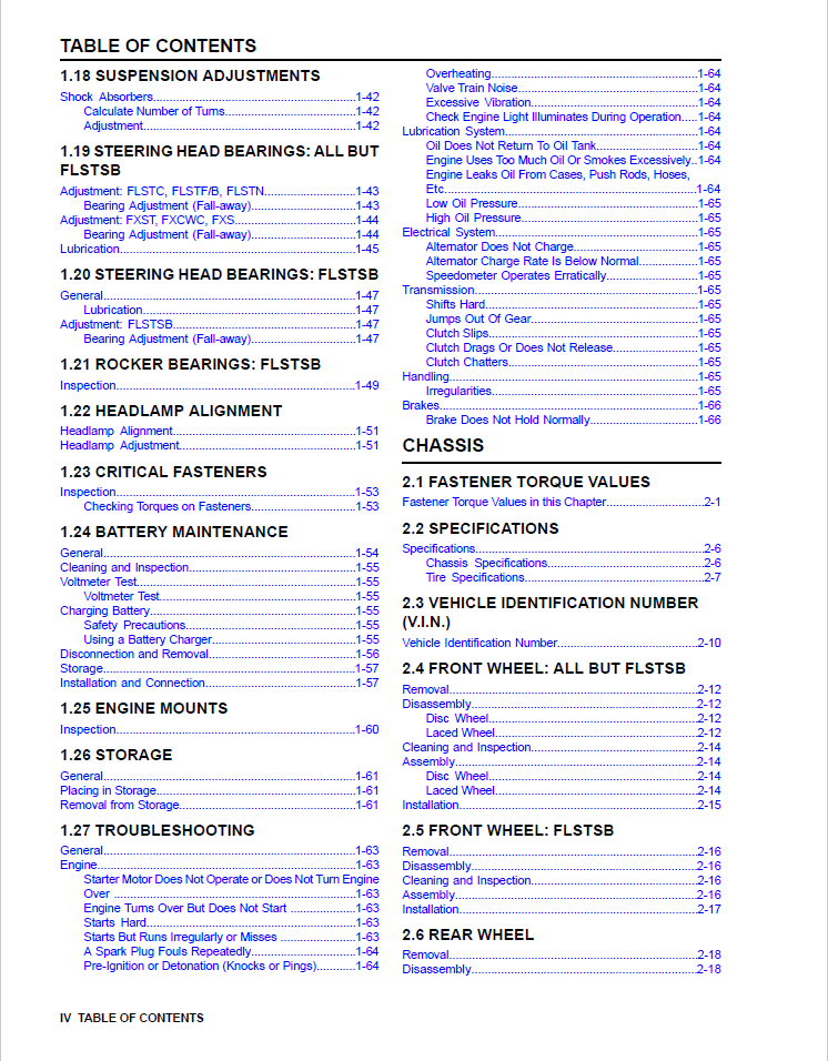 Harley Davidson 2011 Softail Models Service & Electrical Diagnostic Manual