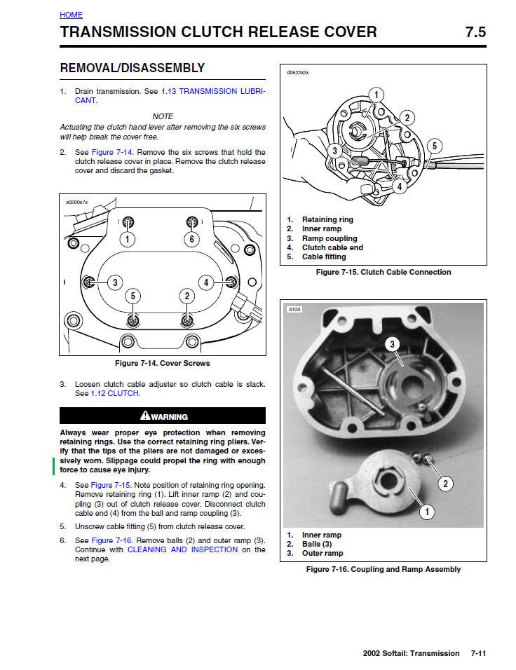 Harley Davidson 2002 Softail Models Service & Electrical Diagnostic Manual