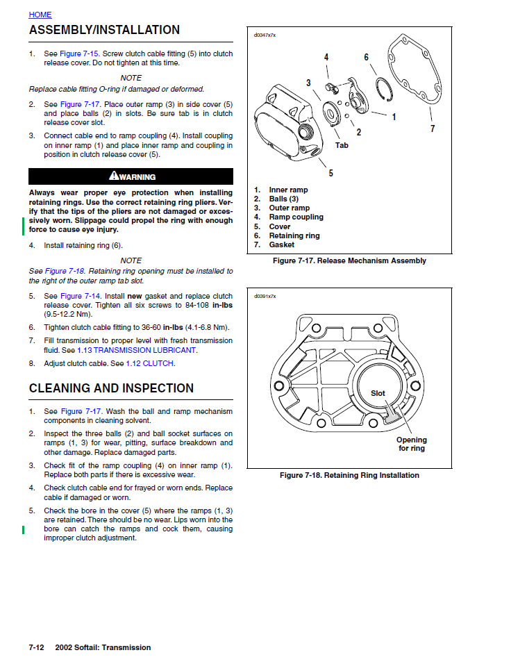 Harley Davidson 2002 Softail Models Service & Electrical Diagnostic Manual