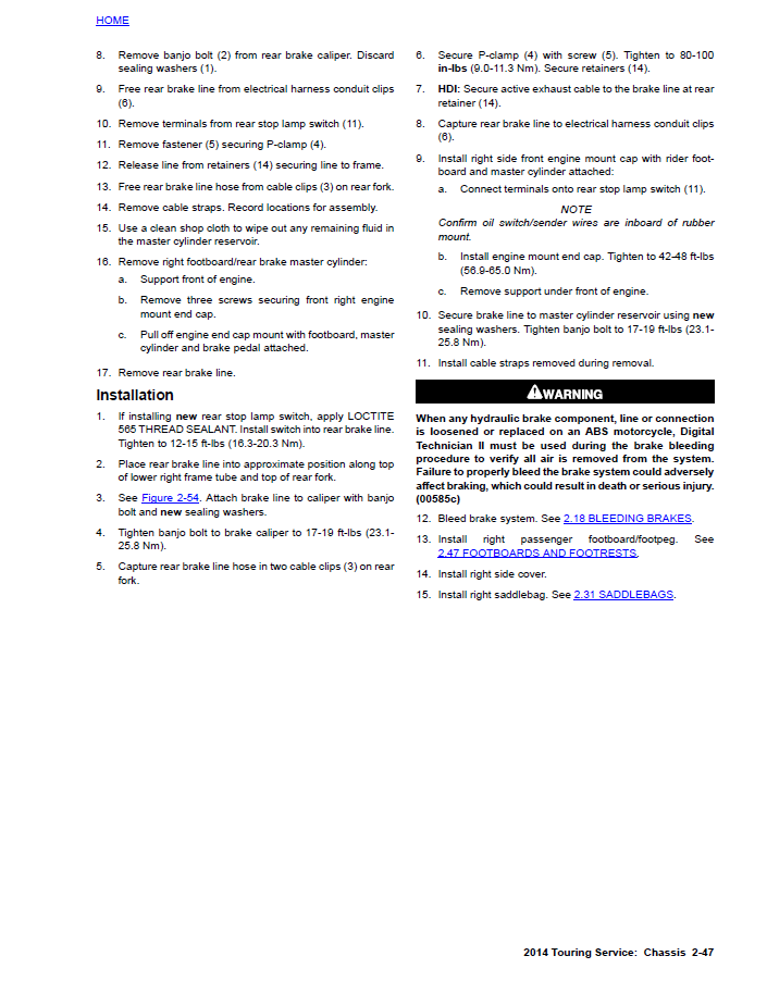 2014 HARLEY DAVIDSON TOURING SERVICE MANUAL PDF FREE DOWNLOAD visual data 8