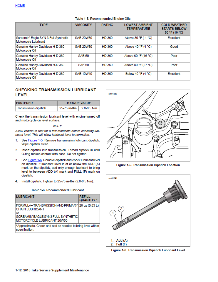 Harley Davidson 2015 Trike Models Service & Electrical Diagnostic Manual