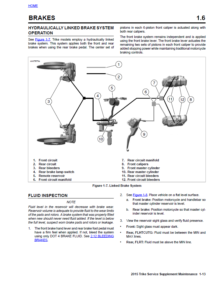 Harley Davidson 2015 Trike Models Service & Electrical Diagnostic Manual