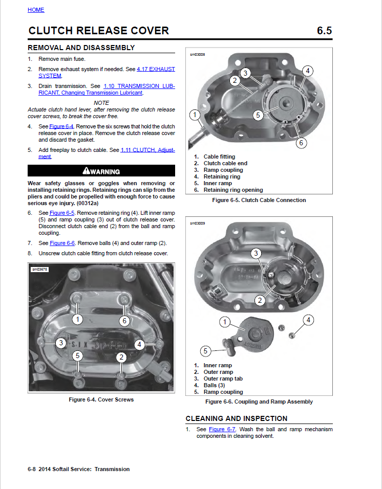 Harley Davidson 2014 Softail Models Service & Electrical Diagnostic Manual