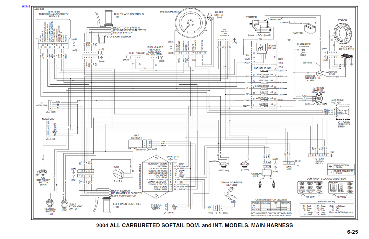 Harley Davidson 2004 Softail Models Service & Electrical Diagnostic Manual