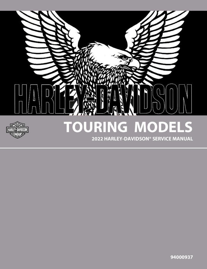 Harley Davidson 2022 Touring Models Service Manual