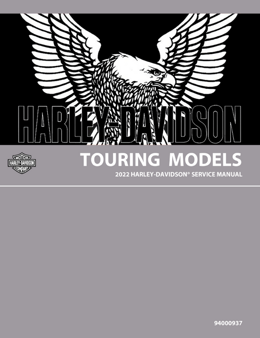 Harley Davidson 2022 Touring Models Service Manual