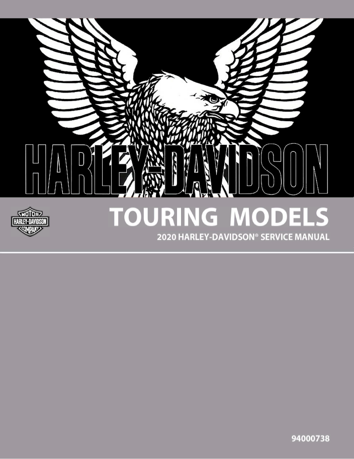 Harley Davidson 2020 Trike Models Service Manual
