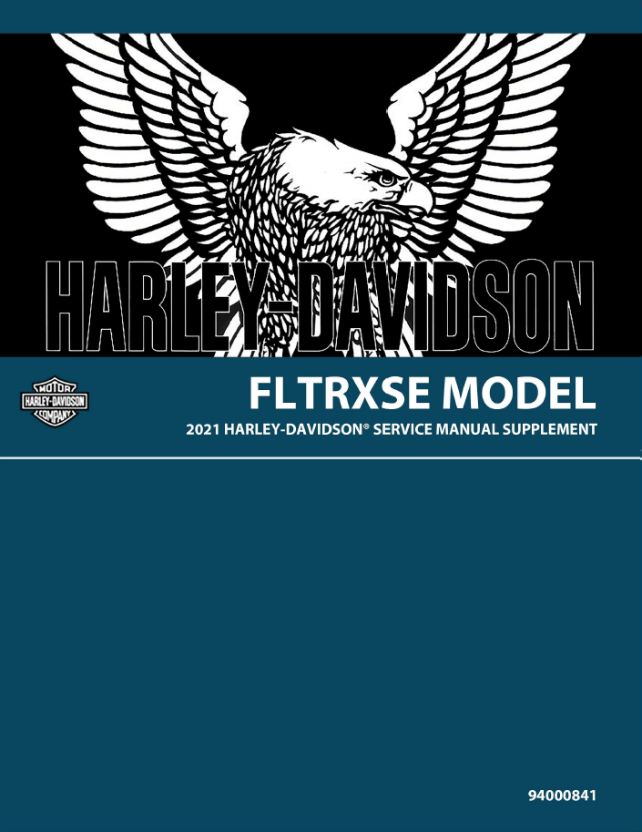 Harley Davidson 2021 Touring Models Service Manual