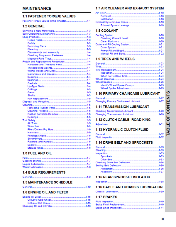 2015 HARLEY DAVIDSON SERVICE MANUAL visual data 4