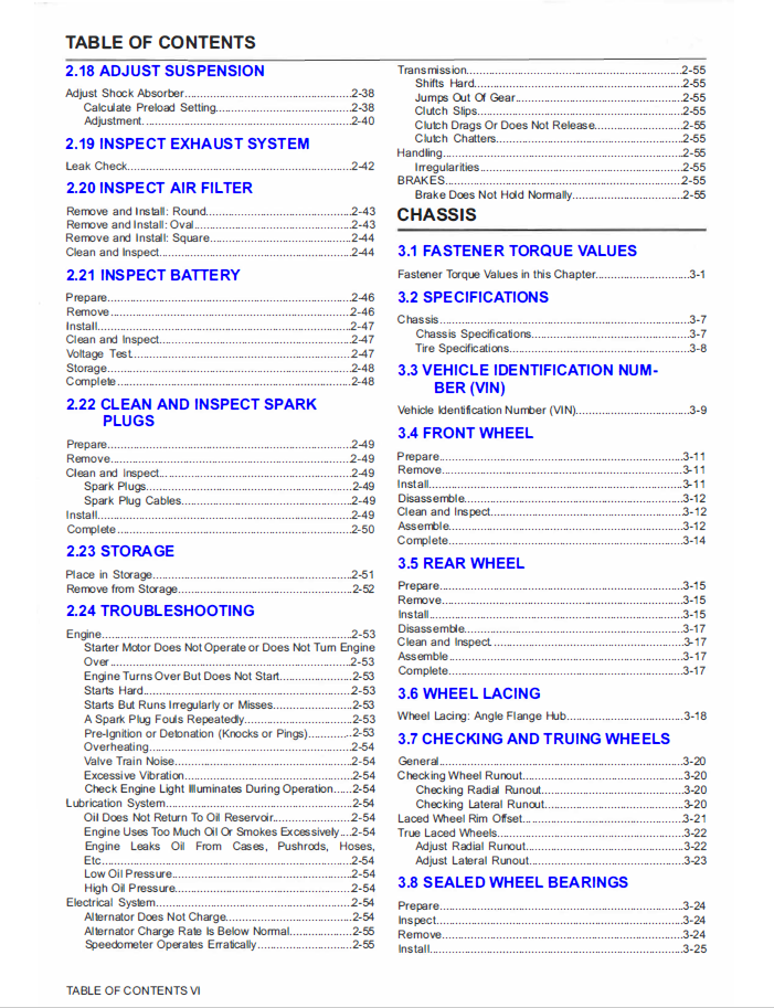 Harley Davidson 2019 Softail Models Service & Electrical Diagnostic Manual
