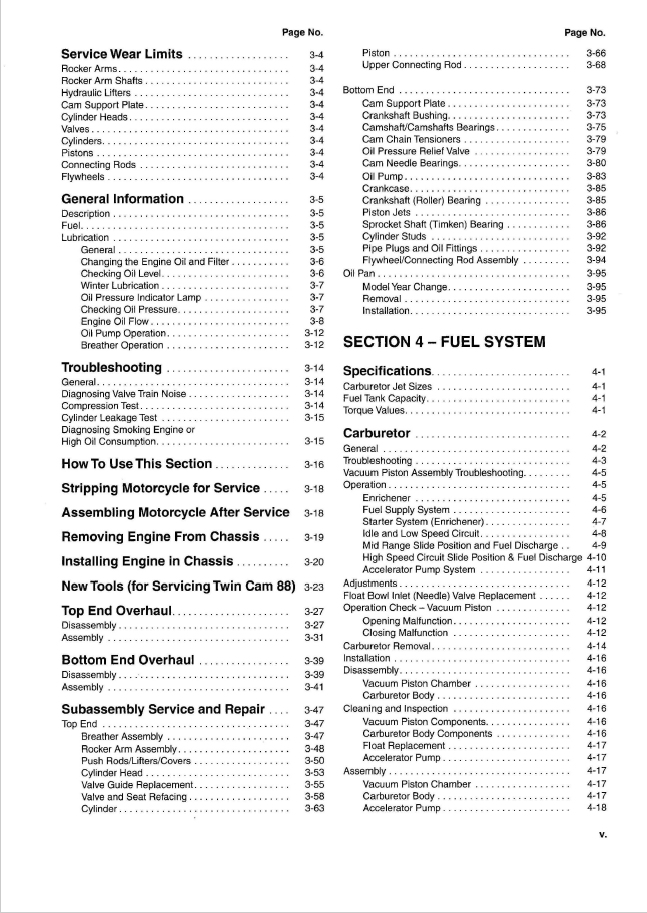 Harley Davidson 1999 Dyna Models Service Manual