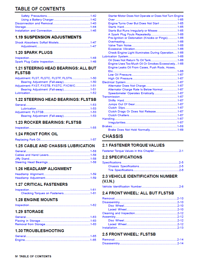 Harley Davidson 2009 Softail Models Service & Electrical Diagnostic Manual