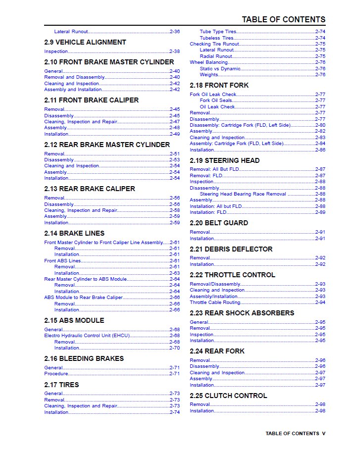 Harley Davidson 2015 Dyna Models Service Manual & Electrical Diagnostic Manual