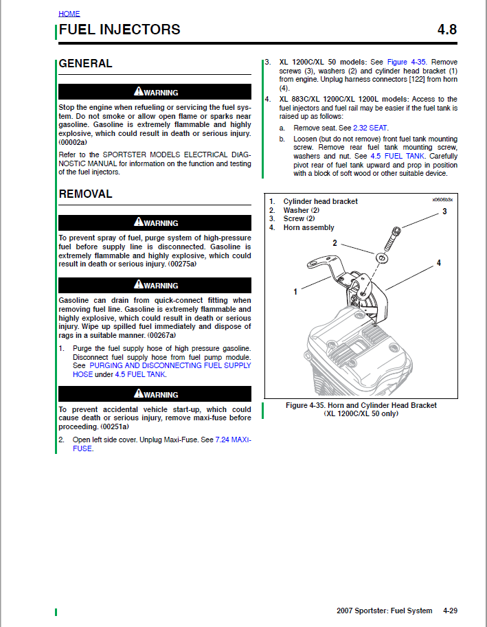 Harley Davidson 2007 Sportster Models Service & Electrical Diagnostic Manual