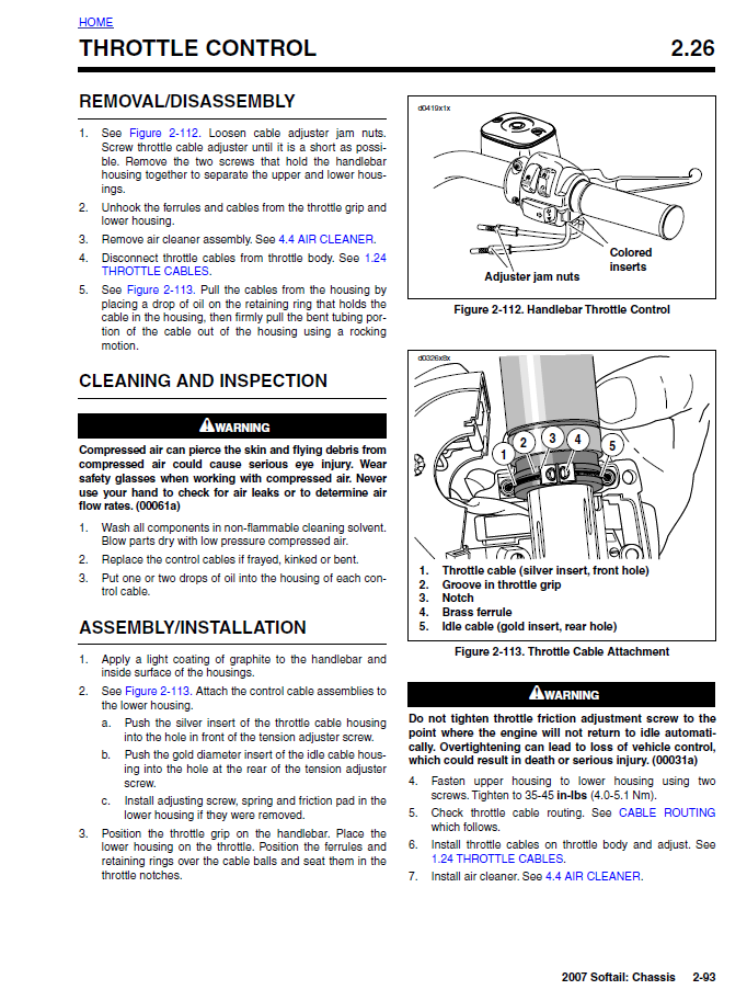 Harley Davidson 2007 Softail Models Service & Electrical Diagnostic Manual